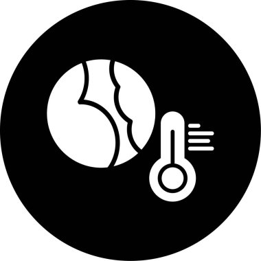 termometre simgesi vektör illüstrasyonu