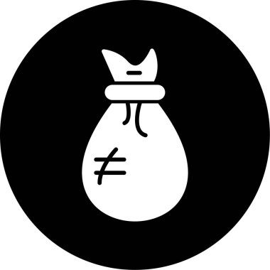 Para için. Web simgesi basit illüstrasyon