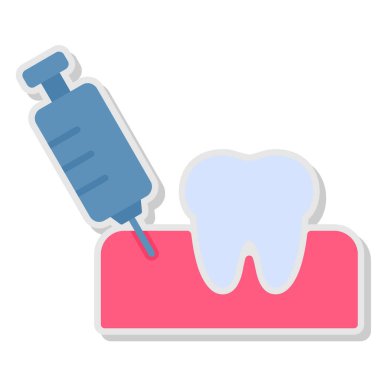 Diş fırçası, illüstrasyon, beyaz arkaplan üzerindeki vektör.