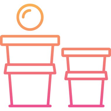 Bir fincanın vektör çizimi