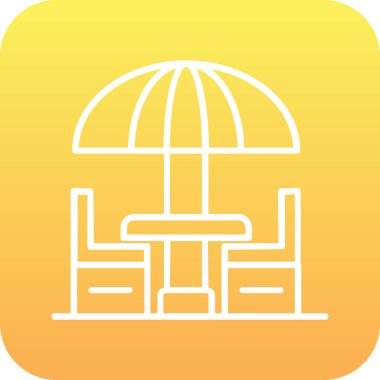 vektör otel simgesi, vektör illüstrasyonu