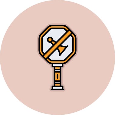 Modern simgenin vektör illüstrasyonu