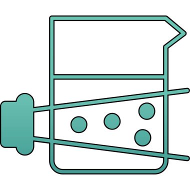 Modern oto tamir simgesinin vektör illüstrasyonu
