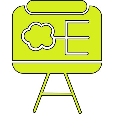 Bulut. Web simgesi basit illüstrasyon