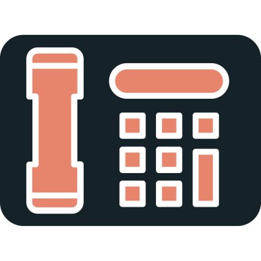 hesap makinesi simgesi vektör illüstrasyonu