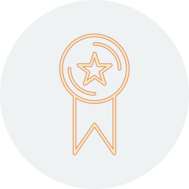 Ödül. Web simgesi basit illüstrasyon