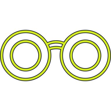 gözlük ikonu vektör illüstrasyonu