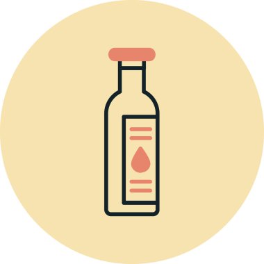 şişe simgesi vektör illüstrasyonu