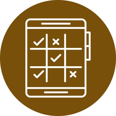 Takvim simgesinin vektör illüstrasyonu