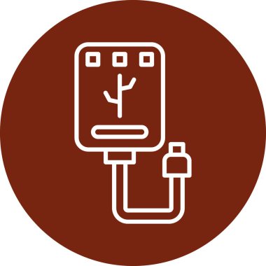 Pil. Web simgesi basit tasarım