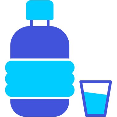 içki web simgesi, basit vektör illüstrasyonu