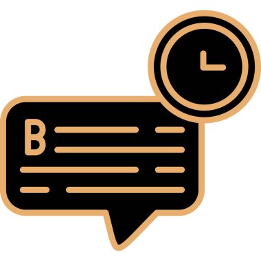 Bir b eksikliği simgesinin vektör çizimi