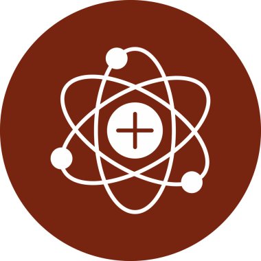 vektör atom simgesi, illüstrasyon