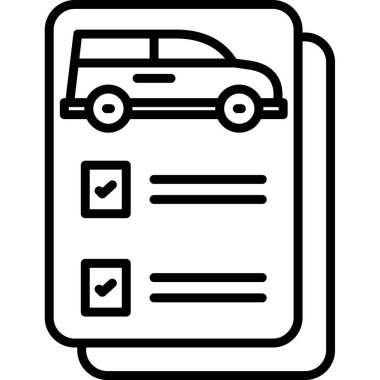 belge vektör simgesini kontrol et