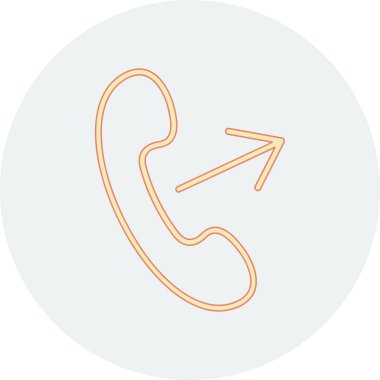 Vektör çizimi. kulak simgesi.