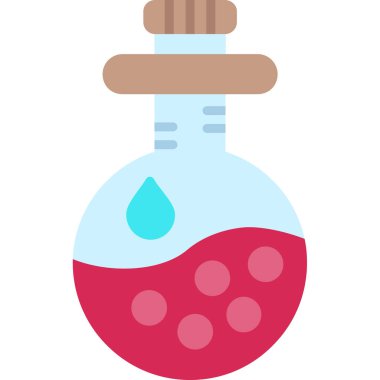 Şişe. Web simgesi basit illüstrasyon