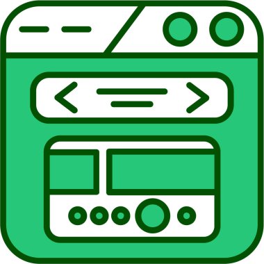 Ağ simgesi. vektör illüstrasyonu