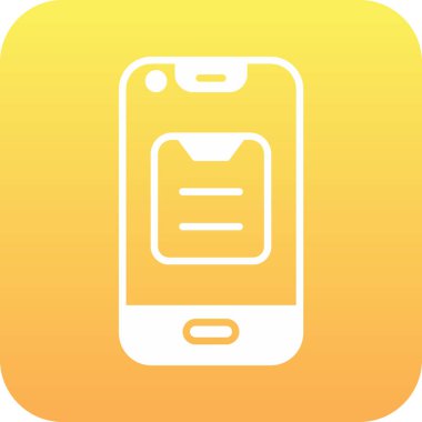 akıllı telefon simgesi vektör illüstrasyonu