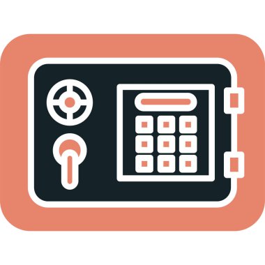 Hesap makinesi. Web simgesi basit illüstrasyon