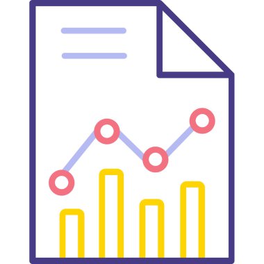 Çizelge. Web simgesi basit illüstrasyon