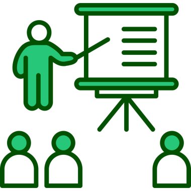 sunum tahtası vektör simgesi