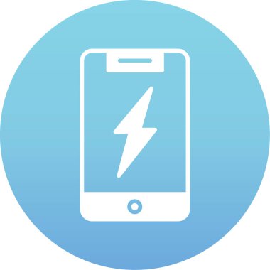 Akıllı telefon simgesinin vektör illüstrasyonu