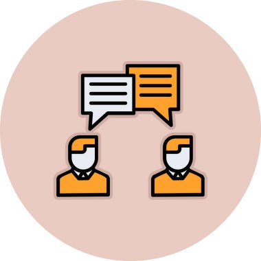 İnsan simgesinin vektör illüstrasyonu