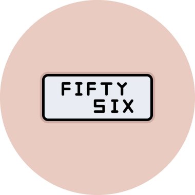 58 artı satır vektör biçimi simgesi