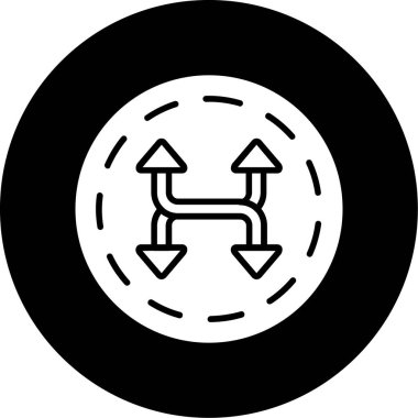 Seo simgesinin vektör illüstrasyonu