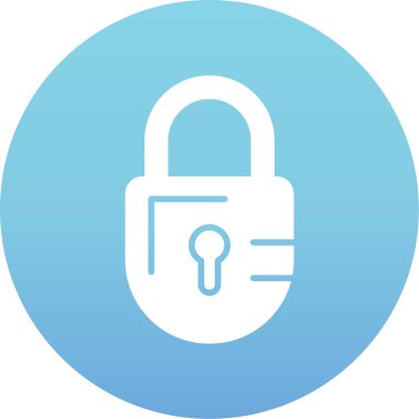 ikon vektör illüstrasyonunu kilitle