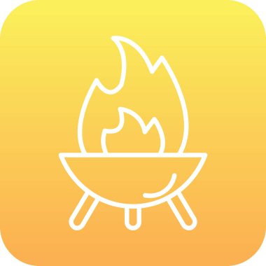 Simge vektör resimlemesini ateşle