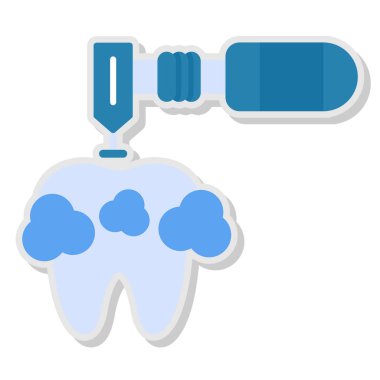 Diş Bakımı simge vektör çizim