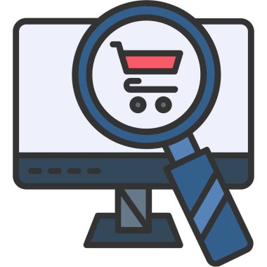 İnternetten alışveriş. Basit tasarım