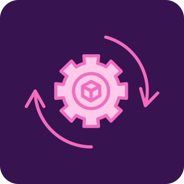 Teçhizat Web vektörü basit illüstrasyon