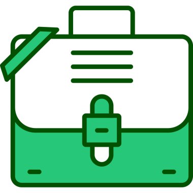 Çanta. Web simgesi basit illüstrasyon