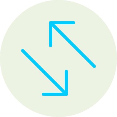 Yön oku. Web simgesi basit illüstrasyon