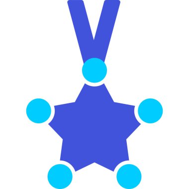 ödül madalyası web simgesi basit tasarım