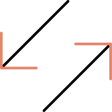 ok simgesi vektör illüstrasyonu