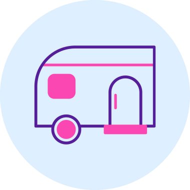 Araba modern simgesinin vektör illüstrasyonu