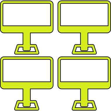 Boş ilan panosu seti