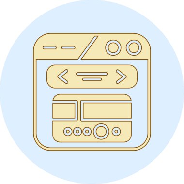 Modern b 'nin vektör illüstrasyonu simge müziğinden yoksun