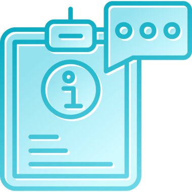 belge simgesi vektör illüstrasyonu