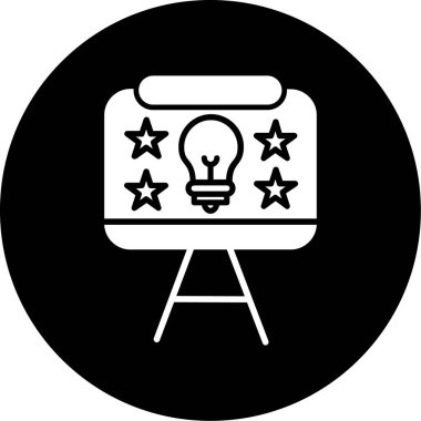 fikir simgesi, vektör illüstrasyonu