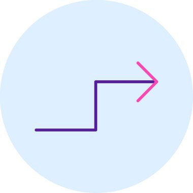 ok simgesinin vektör illüstrasyonu