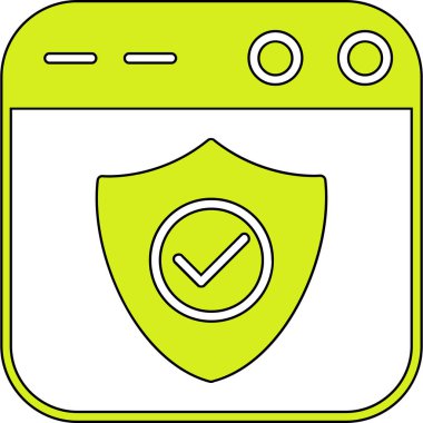 Uyarı kalkanı simgesi modayı izole etti