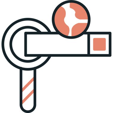 Anahtar. Web simgesi basit illüstrasyon