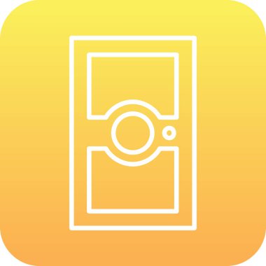 Kamera simgesi soyut bir grupta izole edildi