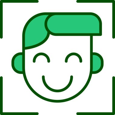 avatar. Web simgesi basit illüstrasyon