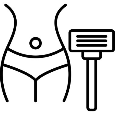 Bikini ikonu olan kadın, taslak biçimi