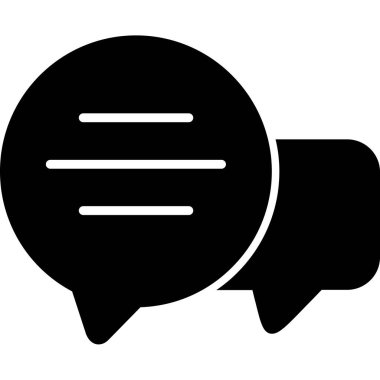 Konuşma balonu vektör çizimi